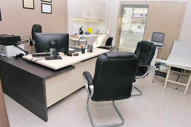 Εσωτερικός χώρος ιατρείου - Παπαλόπουλος Χρ. Ιωάννης